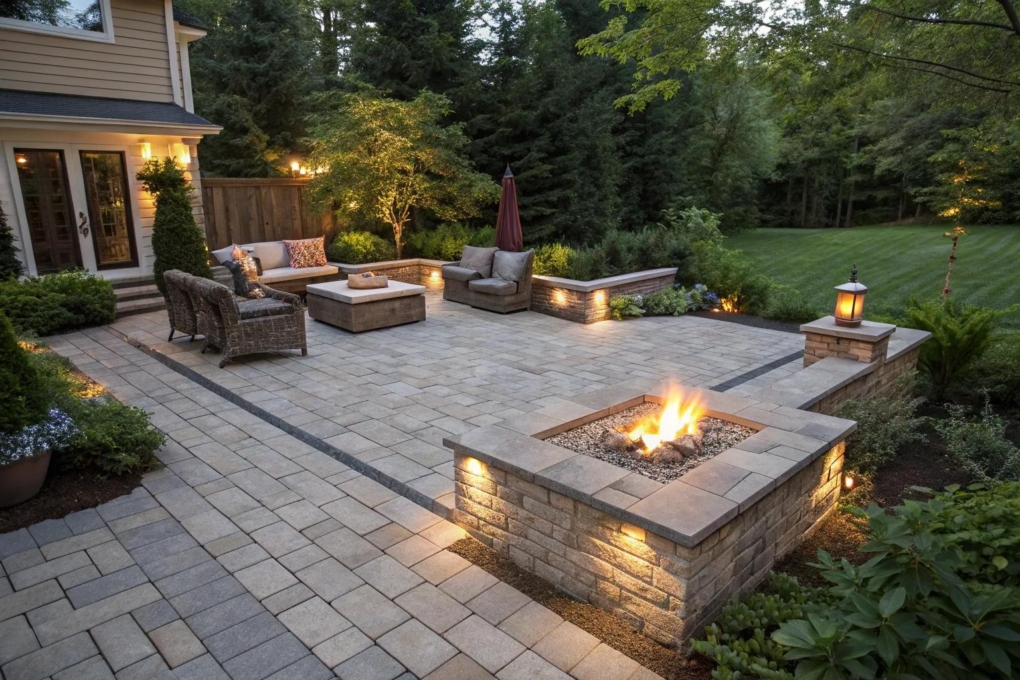 Luxury outdoor living space Northern Virginia